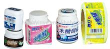chewing gum bottle manual adhesive label rolls