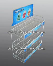 2013 metal spray  Extra   chewing   gum  display stand HSX- DR0603