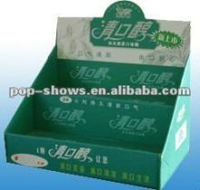 retail cardboard chewing gum pop display