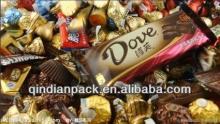Chocolate bar and candy bar packing machine
