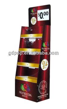 popular custom chewing gum Cardboard display stand