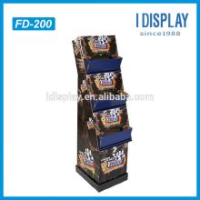 corrugated cardboard  display   shelf  for chocolate bar