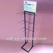 Floor Standing Metal Chewing Gum Display with Sign Holder and Signage