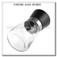 decorative glass pepper mill,ceramic core salt mill