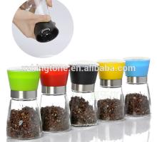 glass salt and pepper grinder with ceramic core