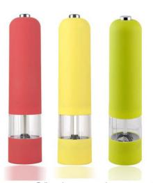 2014 Colorful Electric Salt and Pepper mill