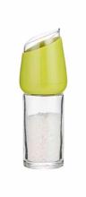SINOGLASS 1 pc elegant calla lily shape CERAMIC MECHANISM salt and pepper herb grinder