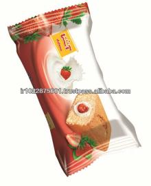 Cake filled strawberry jam,Topour Strawberry Cake,Injected Strawberry Jam Cake,Filling Strawberry Ja
