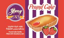Yomy Pound Cake filled with Strawberry JAm
