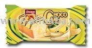 Choco Cake, Cake with Banana Cream and Coating