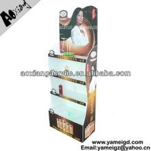 4 Tiers Single Side Light Duty PVC Plastic Chocolate Bar Display