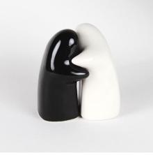 Couple of Penguin CeramicSalt and  Pepper   Shaker  black and white for wedding favors and gifts