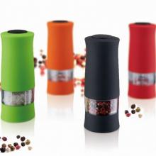 plastic battery powered ceramic mini salt and pepper grinder