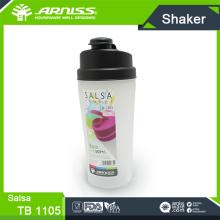 TB 1105 Arniss 500ml Salsa black liquid shaker salt&pepper durable unbreakable powder mixing plastic