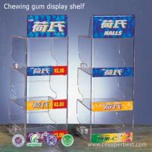 clear acrylic chewing gum display shelf