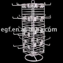 Metal Wire Counter Top Chewing Gum Display Shelf with Sign Holder