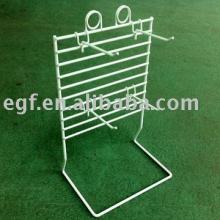 Counter Top Metal Wire Chewing Gum Display Rack with Sign Holder and Hooks