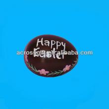Personalized chocolate ceramic easter egg