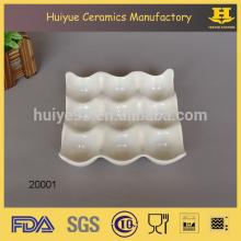 Ceramic egg shaped dish