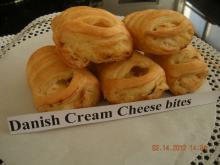 Danish cream cheese bites
