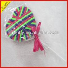 Custom packing ponytail-holder lollipop