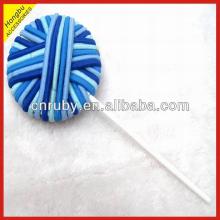 Solid Color Hair Rubber Lollipop