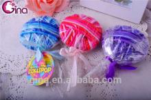 24pcs kids colorful lollipop elastic hair band, candy hair elastics