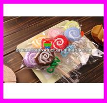 K3296 Hot sale !! lollipop cake towels of wedding favors for wedding gifts /Holiday gifts