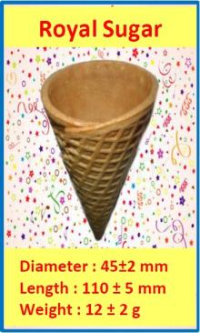Rolled Sugar Cone - Royal Sugar Cone