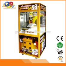 2014 new and beautiful candy chocolate bar small claw crane vending machines for sale