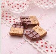 Deluxe Chocolate Bar Cabochon resin food