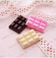 Classic Chocolate Bar Cabochon resin food