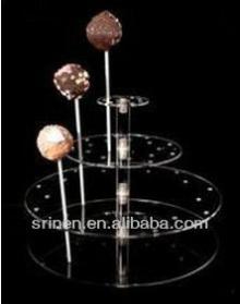 High Transparent Acrylic Lollipop Display Stand