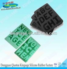 silicone letter shape chocolate bar mould