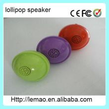 Portable Mini speaker as promotional gift,lollipop speaker