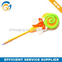 Lollipop Soft Lint Doll Ball Pen