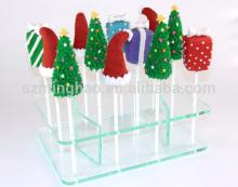 Wholesale clear acrylic cake Pop stand, acrylic lollipop display stand