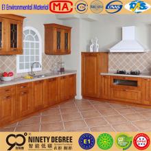 Delicate design latest dark chocolate melamine kitchen cabinet