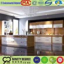 luxury interior decorative quality dark chocolate melamine kitchen cabinet