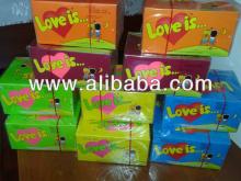 50 box Bubble Gum Love is Rare! 5 different tastes