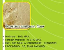 Roasted soybean flour