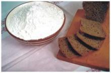 Flour the rye baking