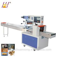 Horizontal flow packaging machine for chocolate bars, candies (DCTWB-400B)