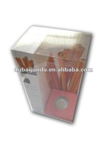 clear plastic packaging for cinnamon with paper insert