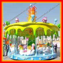 2014 new marshmallow fairy tale sea carousel merry-go-round