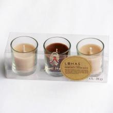 HighTransparent Glass Cinnamon Candle