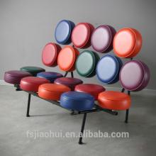 Classic Marshmallow Sofa in leather
