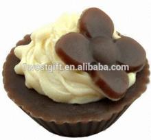 Chocolate cake soap, suitable for gifts,Black (wzCB001)