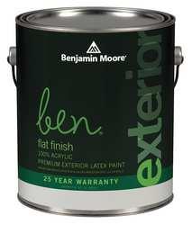 35F647  05411X001CC1215  BENJAMIN MOORE  G7691 Exterior Paint Flat 1 gal Cinnamon N Spi