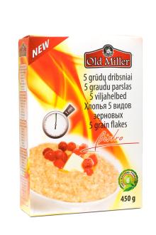 5  grain   cereals  OLD MILLER 450 g.